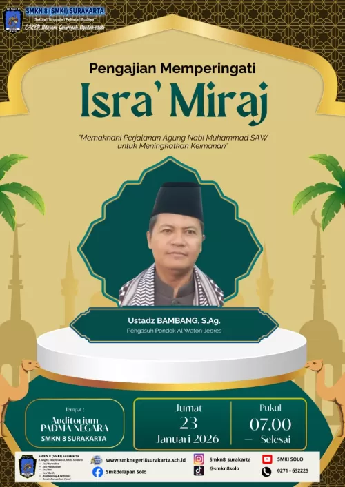 PERINGATAN ISRAJ MIRAJ BERSAMA USTADZ BAMBANG S.Ag PENGURUS PONPES AL- WATON